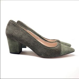 New! Anthro Carmen Salas Porta Calf Hair Pumps 41